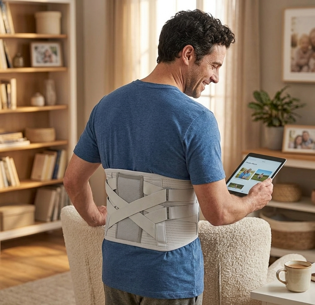 Lower Back Brace Pain Relief Lumbar Back Support Belt for Women Men