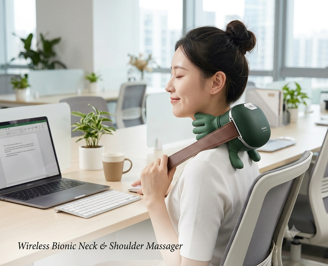 Wireless Bionic Neck & Shoulder Massager