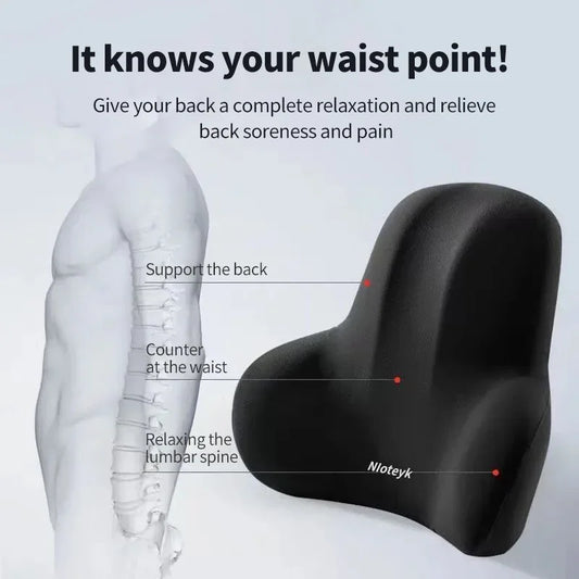 Car Neck Cushion Memory Foam Car Lumbar Support