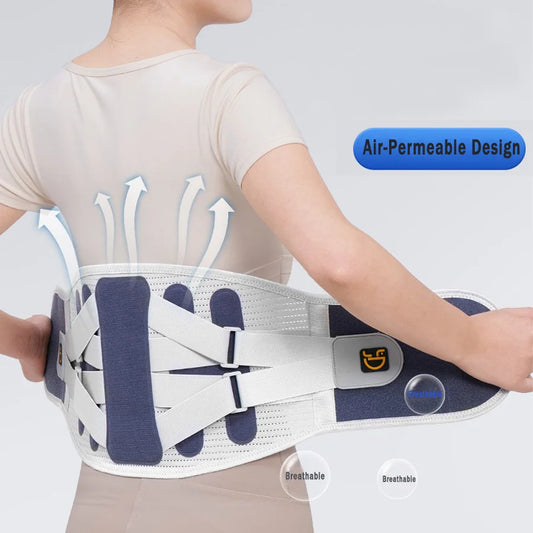 Adjustable Lumbar Back Support Belt for Lower Back Pain Relief & Posture Support
