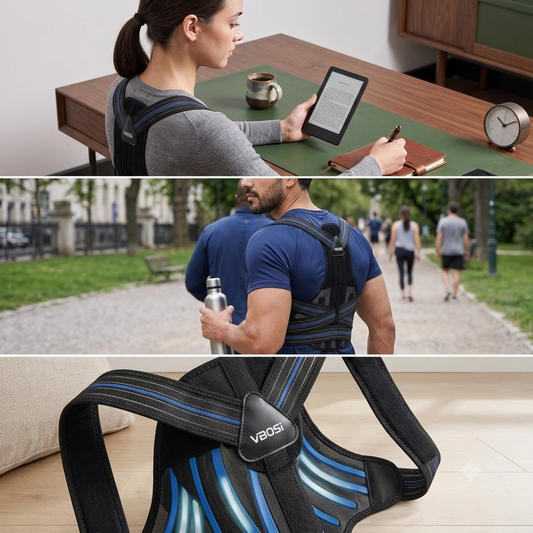 VBOSi Adjustable Back Support Posture Corrector for Men And Women