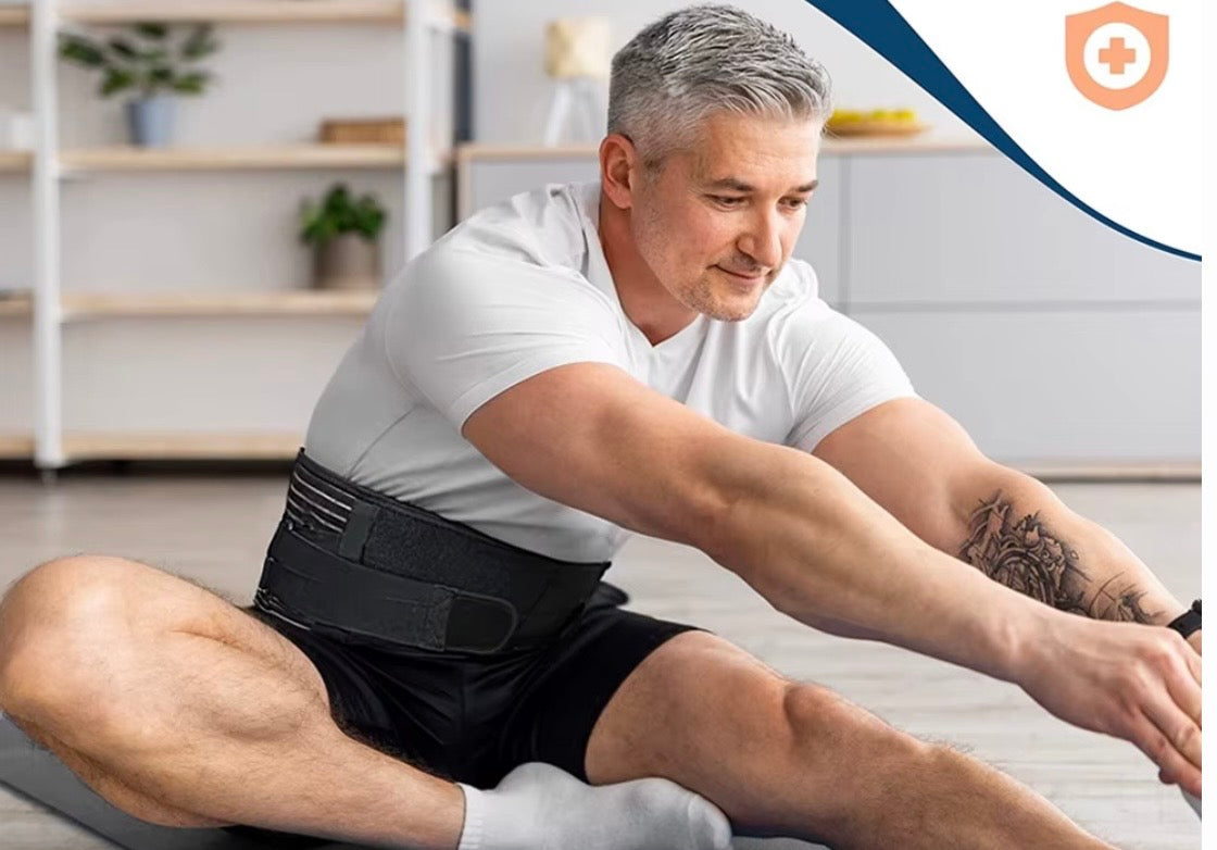 Adjustable Lower Back Brace – Lumbar Support for Pain Relief & Comfort