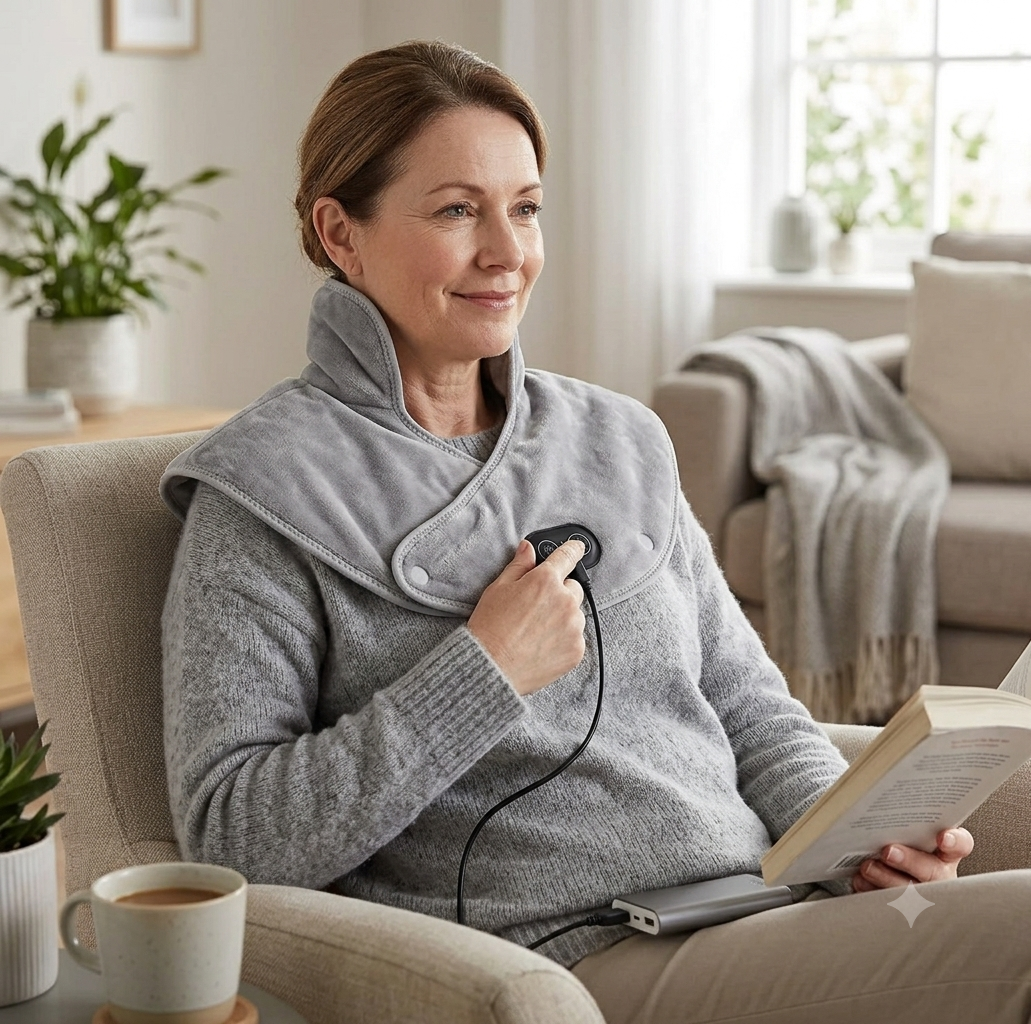 Electric Heated Shoulder & Neck Wrap Massager
