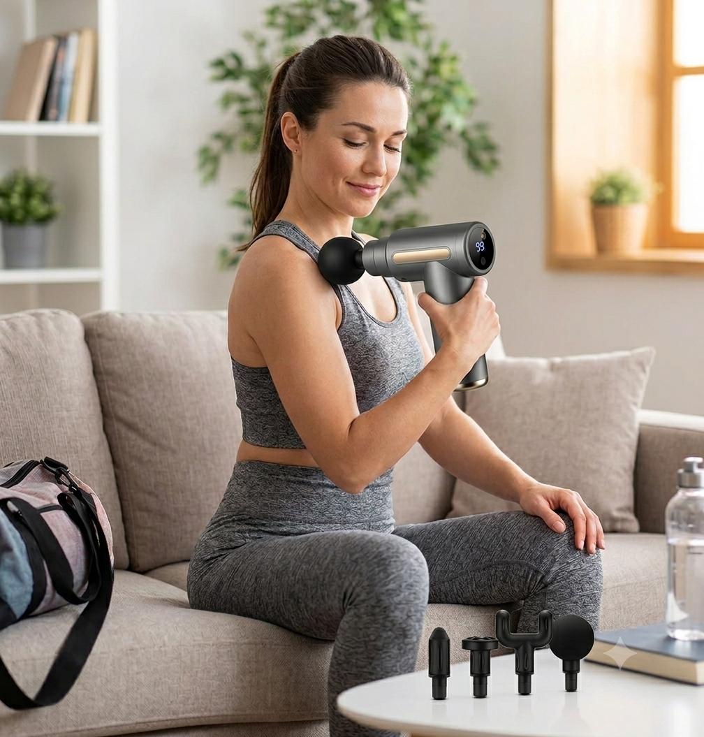 99 Level Massage Gun Fascia Deep Muscle Relax Body Neck Massager