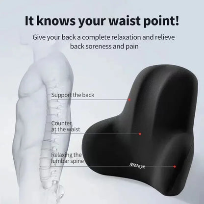 Car Neck Cushion Memory Foam Car Lumbar Support