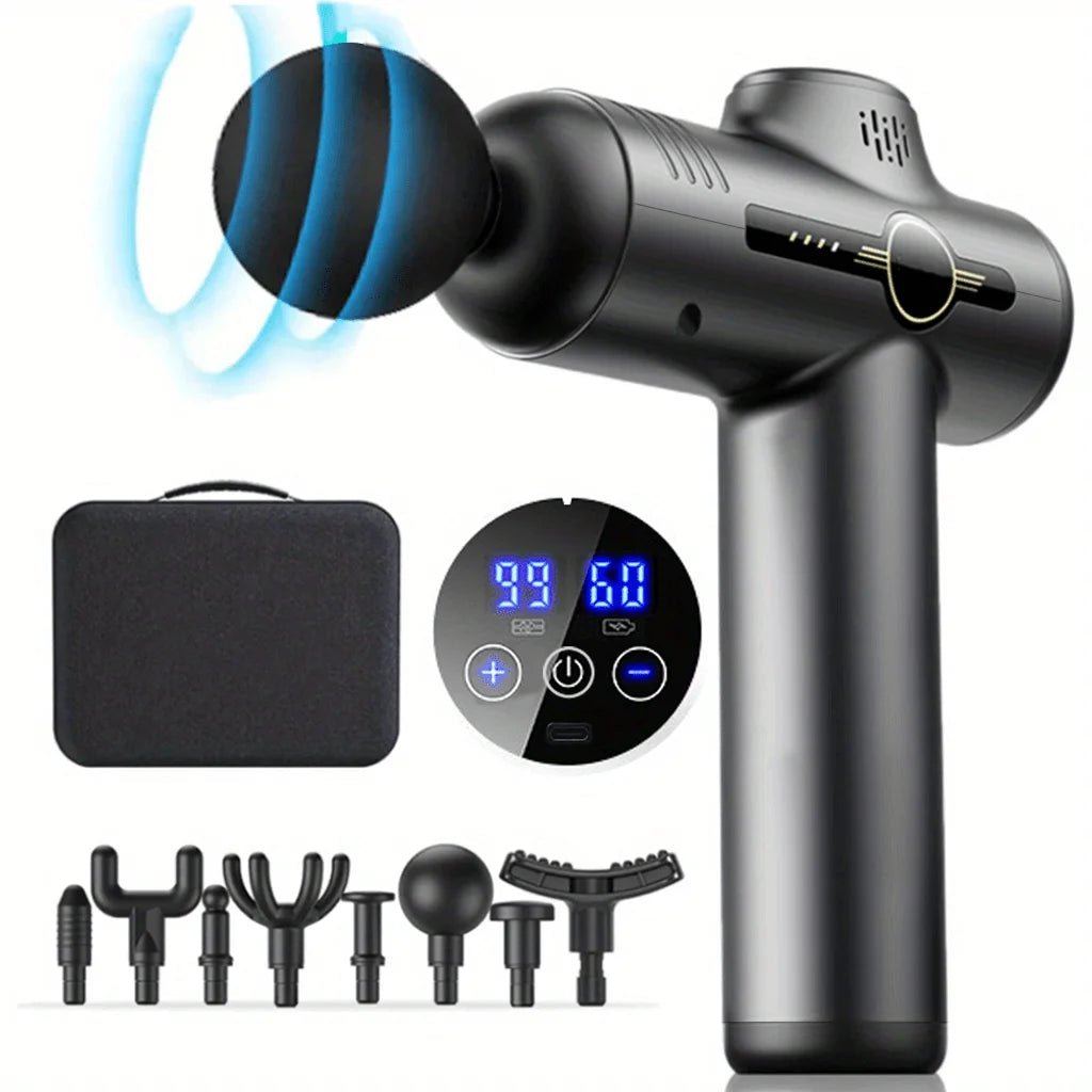 99 Level Massage Gun Fascia Deep Muscle Relax Body Neck Massager
