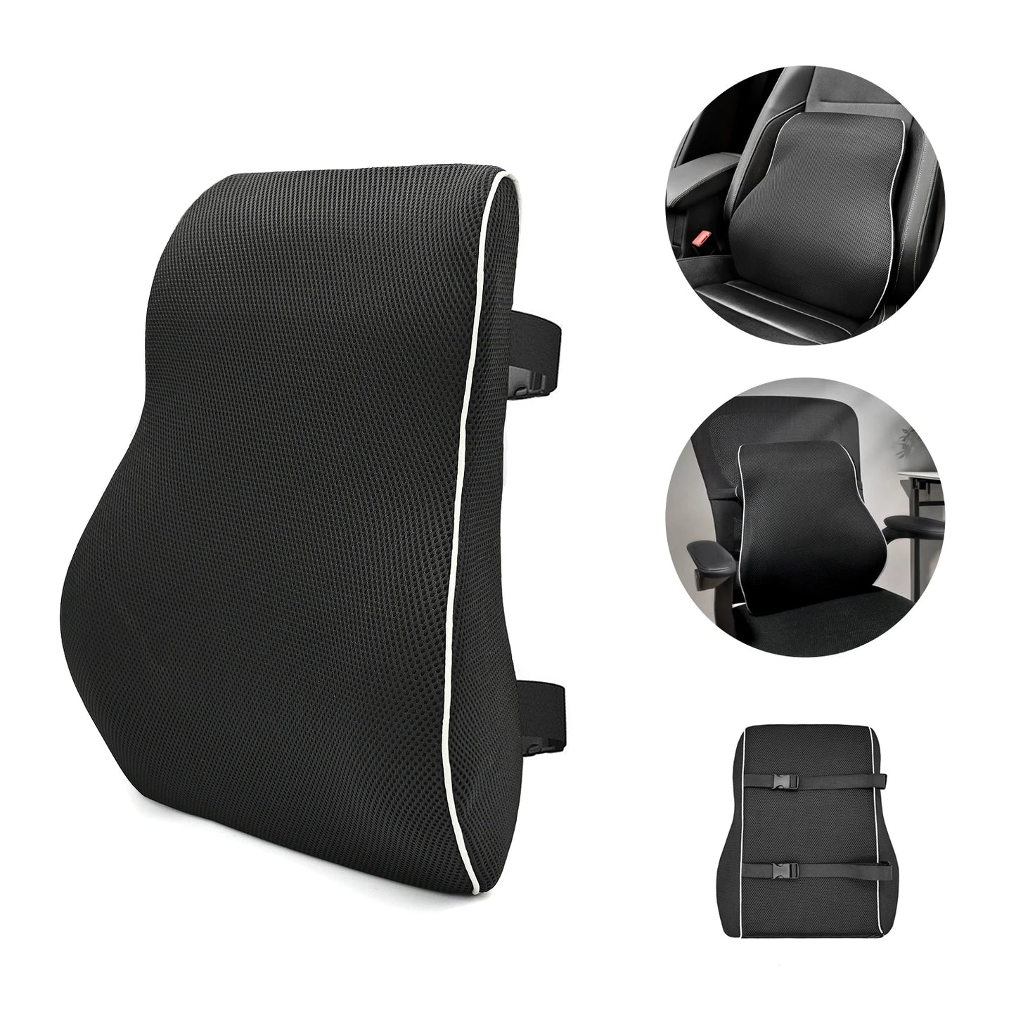 Memory Foam Lumbar Support Pillow