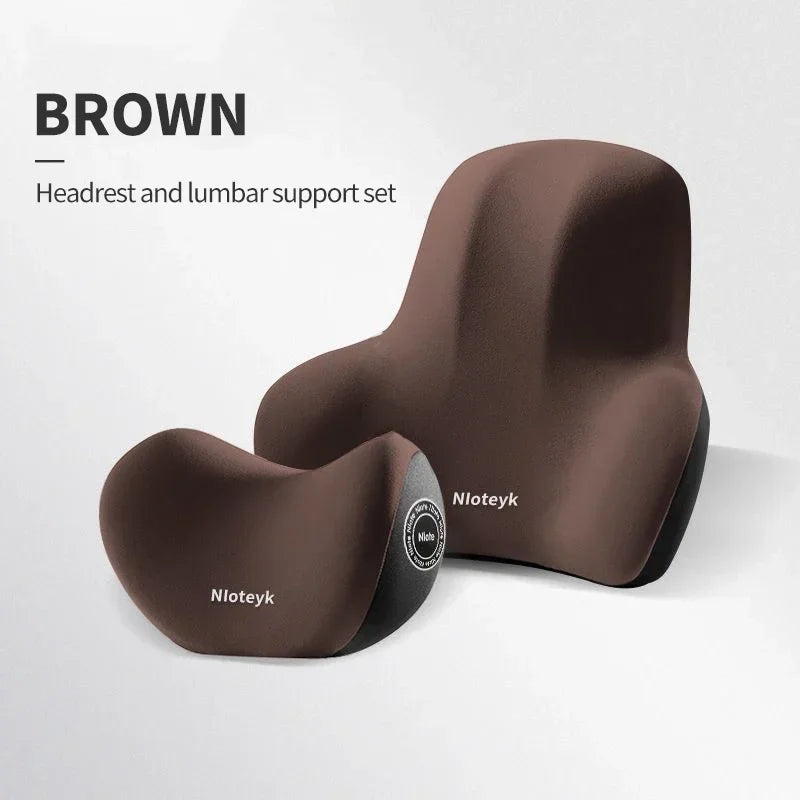 Car Neck Cushion Memory Foam Car Lumbar Support