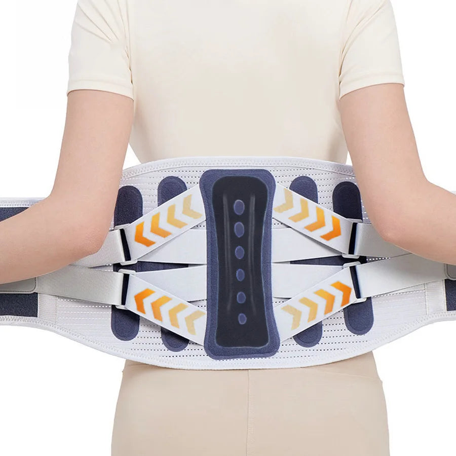 Adjustable Lumbar Back Support Belt for Lower Back Pain Relief & Posture Support