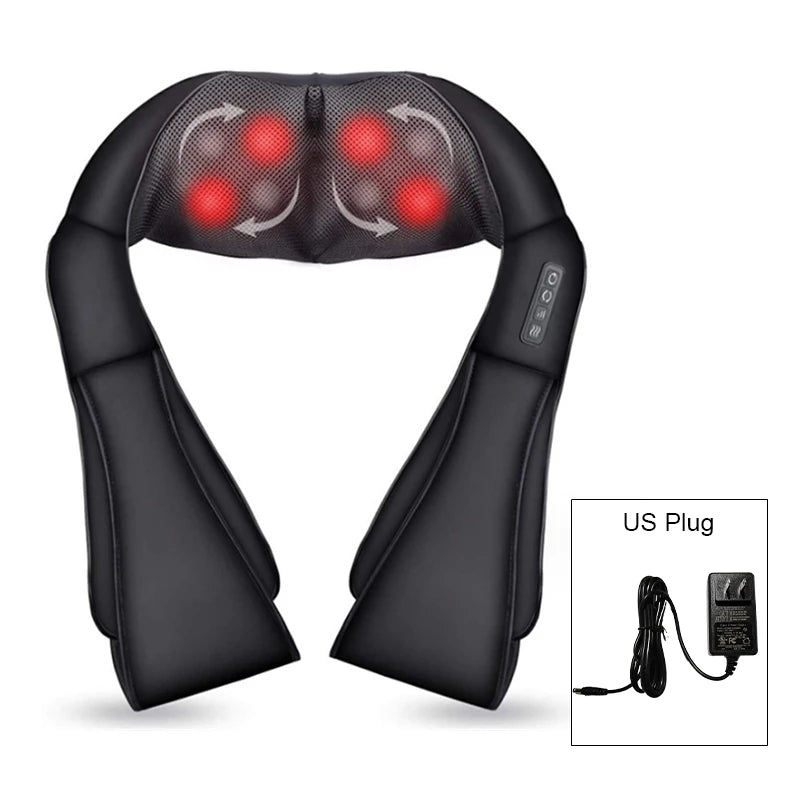 U-Shaped Shiatsu Neck & Shoulder Massager with Heat