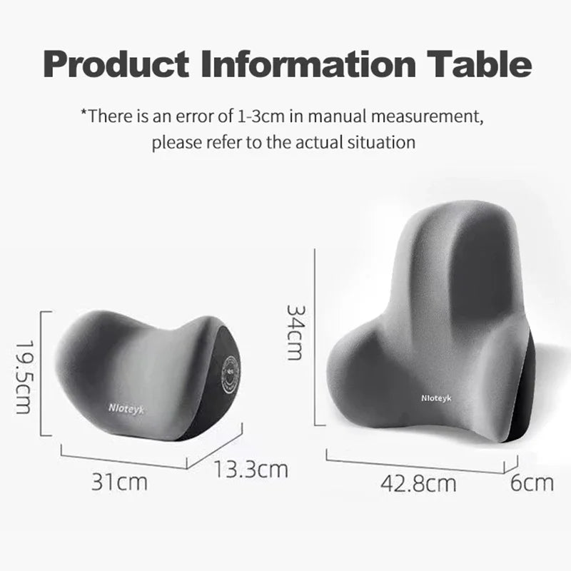 Car Neck Cushion Memory Foam Car Lumbar Support